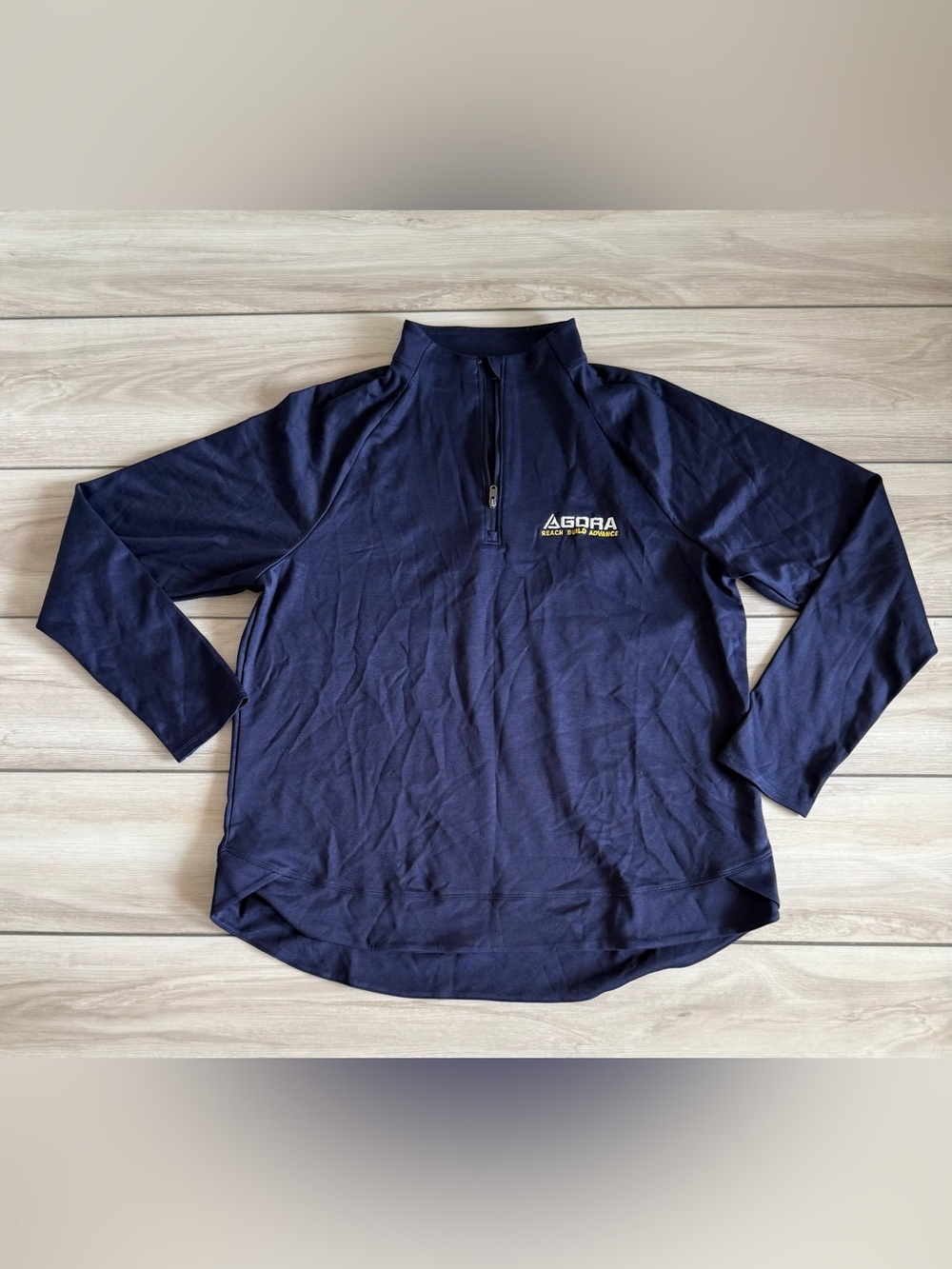 Port Authority Quarter-Zip Performance Polo Navy XL NWOT